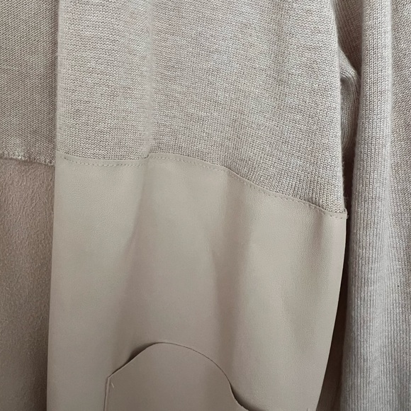 ZARA Leather Cardigan - Picture 3 of 4